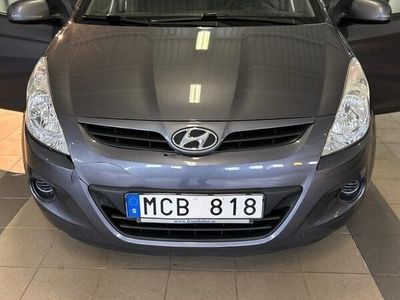 begagnad Hyundai i20 5-dörrar 1.2 Manuell, 77hk, 2012 Nybesiktad