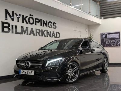 Svart Begagnad 2018 Mercedes CLA180 Shooting Brake AMG Kombi | 199 900 kr (Marknadspris)