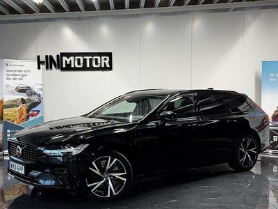 Svart Begagnad 2022 Volvo V90 R-Design Kombi | 396 900 kr (Marknadspris)