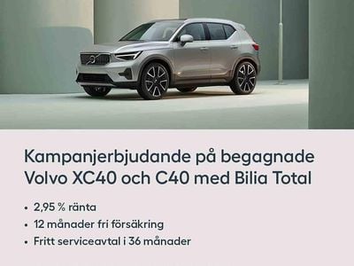 Begagnad Volvo XC40 Single Motor 175 kW (238 HK) 2023 Svart SUV