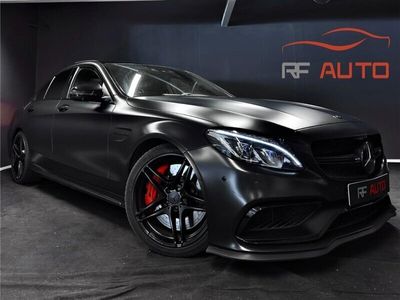 begagnad Mercedes C63S AMG AMGPano Carbon Head-Up Burmester 510hk