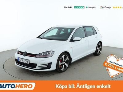 Begagnad VW Golf VII GTI 233 HK (171 kW) 2016 Vit Halvkombi