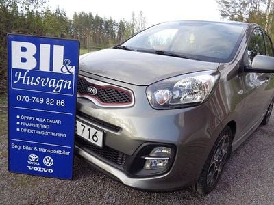 Grå Begagnad 2014 Kia Picanto Halvkombi | 59 900 kr (Lite dyr)
