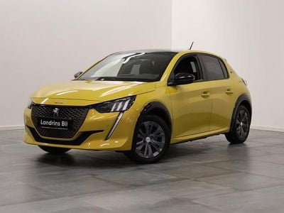Begagnad Peugeot e-208 GT 100 kW (136 HK) 2022 Gul Halvkombi