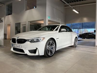 Begagnad BMW M4 Cabriolet Shadowline 432 HK (317 kW) 2016 Vit Cab