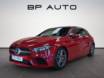 Begagnad Mercedes A180 AMG 136 HK (100 kW) 2019 Röd Halvkombi