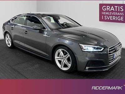 begagnad Audi A5 45 TFSI Q S-Line Värmare Sensorer Drag Välserv 2019, Sportkupé