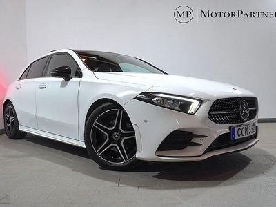 Vit Begagnad 2019 Mercedes A180 AMG Halvkombi | 249 900 kr (Lite dyr)
