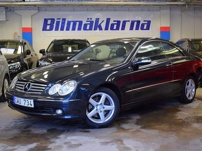 Begagnad Mercedes CLK240 Elegance 170 HK (125 kW) 2002 Blå Sportkupé