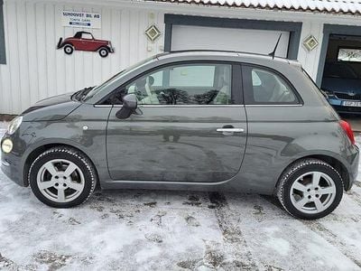 Begagnad Fiat 500 Lounge 69 HK (50 kW) 2017 Grå Halvkombi