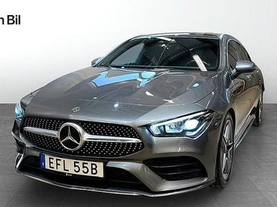 Begagnad Mercedes CLA200 Shooting Brake AMG line 163 HK (119 kW) 2019 Grå Kombi