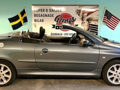 Mörkgrå (grå) Begagnad 2006 Peugeot 206 CC Cab | 34 900 kr (Lite dyr)