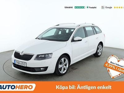 Begagnad Skoda Octavia Style 112 HK (82 kW) 2016 Vit Kombi