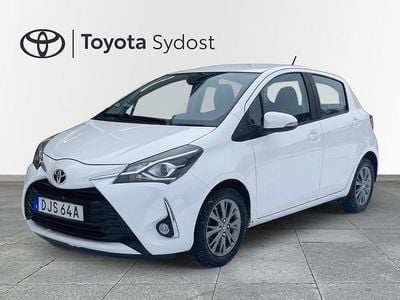 Vit Begagnad 2019 Toyota Yaris Multidrive S Halvkombi | 154 900 kr (Marknadspris)