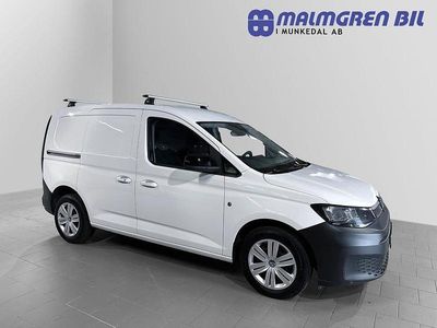 Vit Begagnad 2021 VW Caddy Minibuss | 248 750 kr (Dyr)