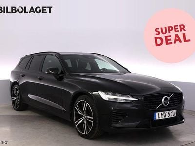 Begagnad Volvo V60 R-Design 455 HK (334 kW) 2022 Svart Kombi