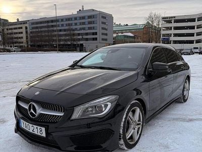 Svart Begagnad 2016 Mercedes CLA220 Shooting Brake Kombi | 134 900 kr (Marknadspris)