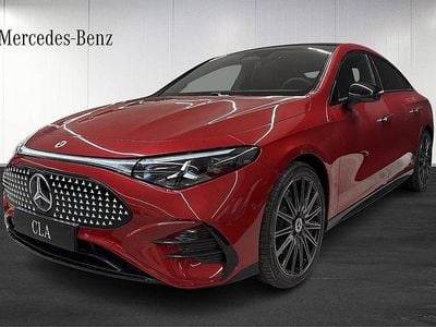 Ny Mercedes CLA 250+ AMG line Plus 200 kW (272 HK) 2025 Röd Sedan