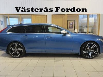 Blå Begagnad 2017 Volvo V90 R-Design Kombi | 339 900 kr (Dyr)