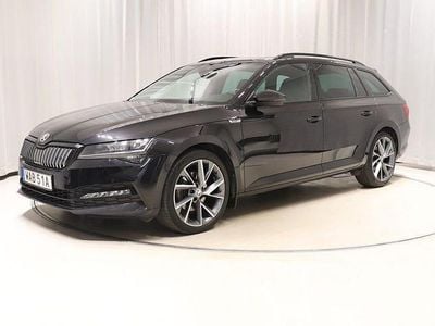 Begagnad Skoda Superb SportLine 218 HK (160 kW) 2022 Black magic pärleffekt me Kombi