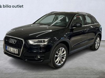 begagnad Audi Q3 2.0 TDI quattro 2.0 TDI quattro S Tronic Comfort Drag P-sensor 177hk 2013 Svart