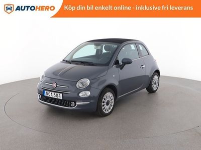 begagnad Fiat 500C 1.2 Lounge / Taklucka, PDC, Bluetooth, AUX