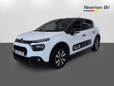 Vit Begagnad 2024 Citroën C3 PureTech Halvkombi | 189 900 kr (Marknadspris)