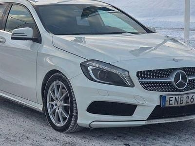 Begagnad Mercedes A180 AMG 122 HK (89 kW) 2015 Vit Halvkombi