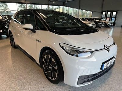 Begagnad VW ID.3 Pro Performance 150 kW (204 HK) 2022 Vit Halvkombi