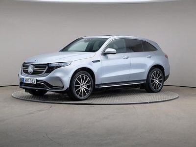 Begagnad Mercedes EQC400 AMG line 300 kW (408 HK) 2021 Hightech silver (metallic) SUV