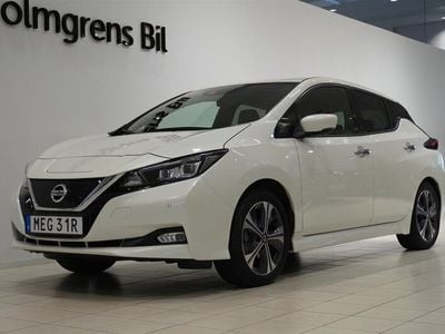 Begagnad Nissan Leaf Tekna 160 kW (218 HK) 2021 Vit Halvkombi