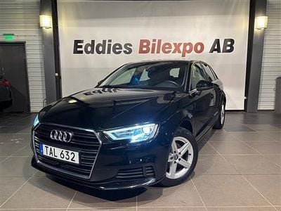 Begagnad Audi A3 Sportback Proline 150 HK (110 kW) 2018 Svart (brilliant svart metallic) Halvkombi