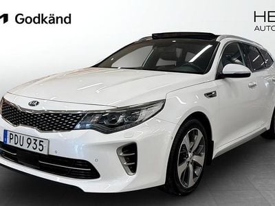 Begagnad Kia Optima GT-Line 141 HK (103 kW) 2017 Vit Kombi