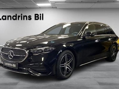 Begagnad Mercedes E300 Premium 313 HK (230 kW) 2023 Svart (obsidiansvart metallic) Kombi