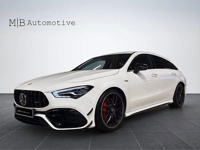 Vit Begagnad 2024 Mercedes CLA45 AMG Shooting Brake AMG Kombi | 669 900 kr (Lite dyr)