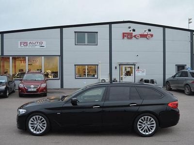 Svart Begagnad 2017 BMW 520 Sport Line Kombi | 229 000 kr (Marknadspris)