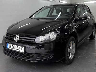 Svart Begagnad 2010 VW Golf VI Trendline Halvkombi | 39 900 kr