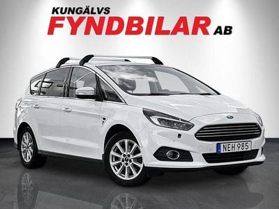 Vit Begagnad 2016 Ford S-MAX Business Edition Minibuss | 164 900 kr (Marknadspris)