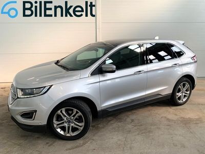 begagnad Ford Edge 2.0 TDCi Bi-Turbo AWD Titanium Pano Kamera Värmare 210hk 2016