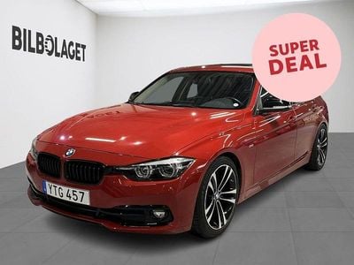 Begagnad BMW 320 Sport Line 192 HK (141 kW) 2017 Röd Sedan