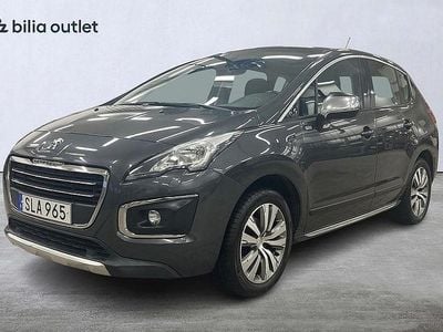 Begagnad Peugeot 3008 Allure 120 HK (88 kW) 2016 Mörkgrå Kombi