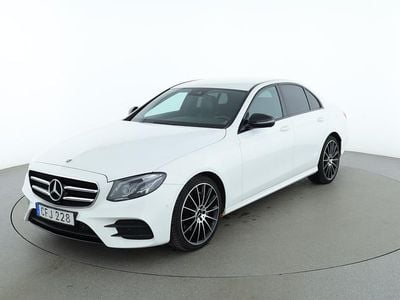 Vit Begagnad 2017 Mercedes E220 AMG line Sedan | 292 000 kr (Marknadspris)
