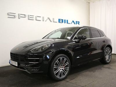 begagnad Porsche Macan Turbo Sport Chrono Panorama Värmare Sv-Såld 2017, SUV