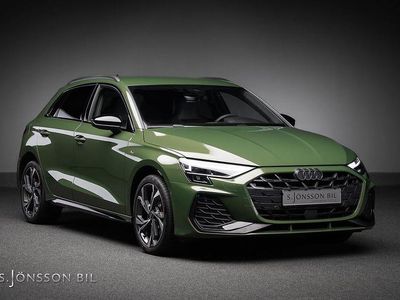 Begagnad Audi A3 Sportback e-tron S-Line 272 HK (200 kW) 2025 Distriktgrön metallic Halvkombi