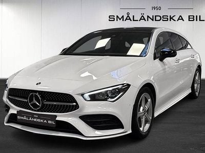 Begagnad Mercedes CLA220 Shooting Brake AMG 190 HK (139 kW) 2020 Vit Kombi