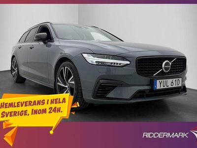 Grå Begagnad 2021 Volvo V90 R-Design Kombi | 399 900 kr (Marknadspris)