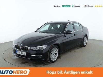 Svart Begagnad 2017 BMW 318 Luxury Line Sedan | 141 000 kr (Marknadspris)