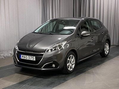 Begagnad Peugeot 208 82 HK (60 kW) 2018 Mörkgrå Halvkombi