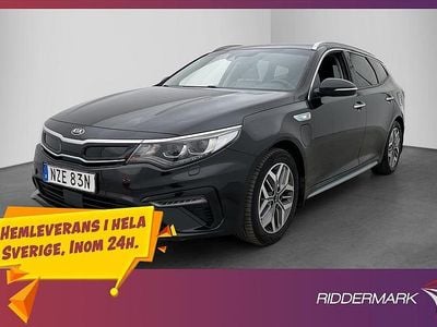 Begagnad Kia Optima Hybrid Sport 2018 Svart Sedan