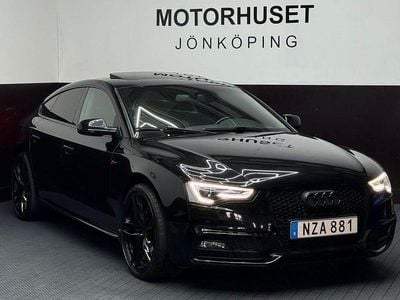 Svart Begagnad 2016 Audi A5 Sportback S-Line Halvkombi | 239 800 kr